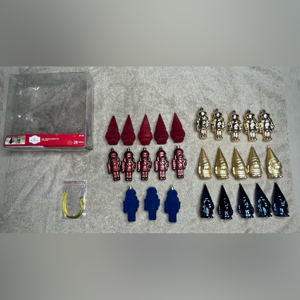 Holiday Time Gnome Ornaments